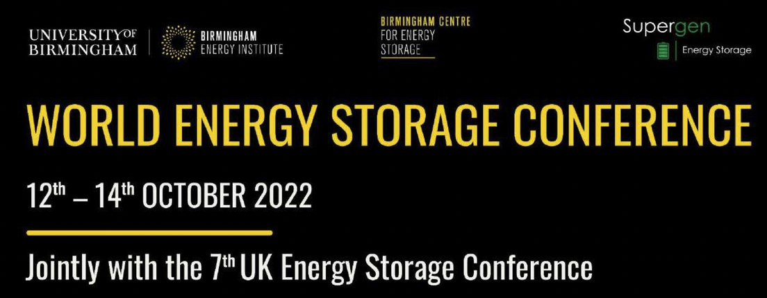Conference“WESC2022-Second World Energy Storage Conference” Conference“WESC2022-Second World Energy Storage Conference”